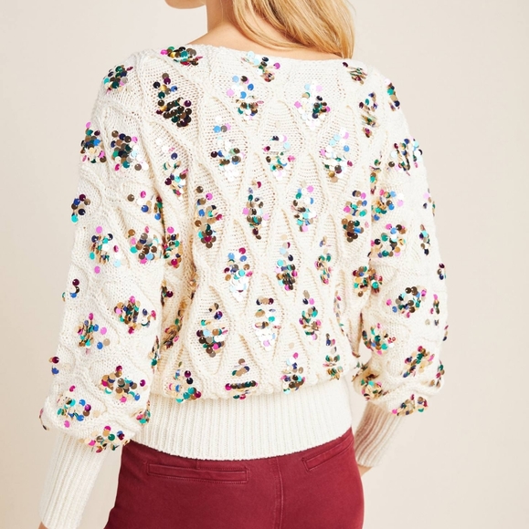 Holiday sweater by Anthropology - Picture 6 of 6